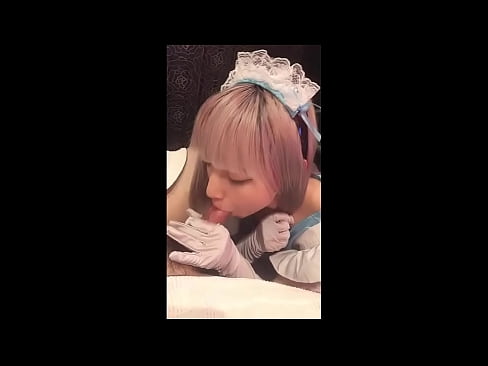 ❤️ Japanski idol [mayuka], kostim francuske sobarice, 1. dio, pušenje i drkanje losionom ❤ Porno vk kod nas